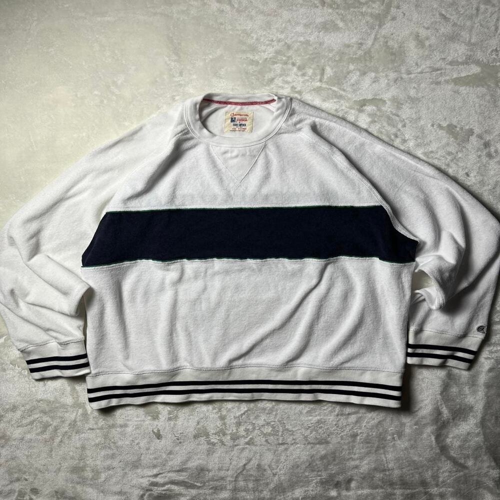 Champion x Todd Snyder Men's XL Terrycloth Running Man Sweatshirt Sportswear